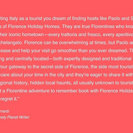 Florence Holiday Homes Santa Maria Novella Buitenkant foto